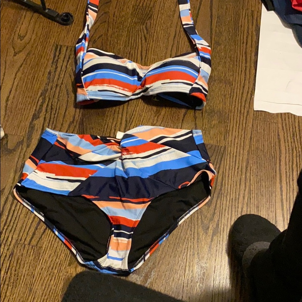 Two piece bathing suit